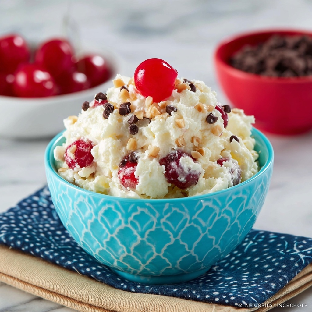 Banana Split Fluff Salad Recipe - Recipe Image