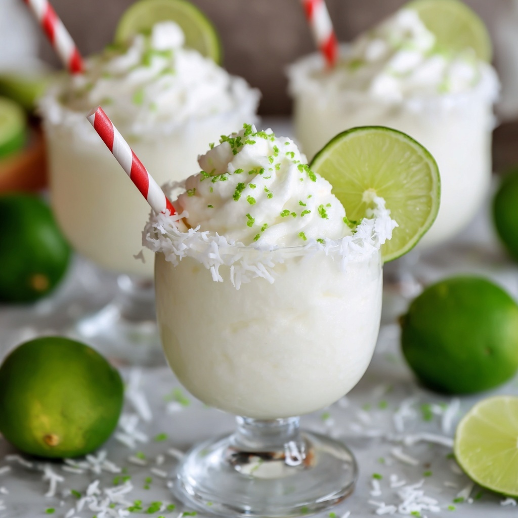 Coconut Lime Frozen Margaritas Recipe - Recipe Image