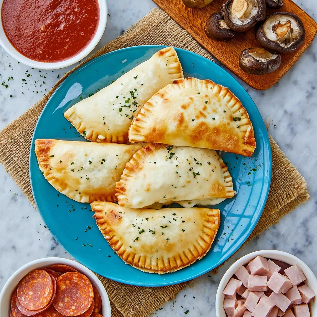 Homemade Pizza Pockets Recipe - Recipe Image