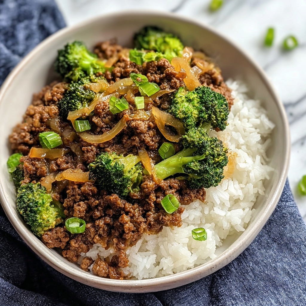 Ground Beef and Broccoli Stir Fry Recipe - Recipe Image