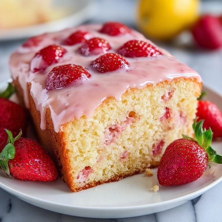 Strawberry Lemon Pound Cake Recipe
