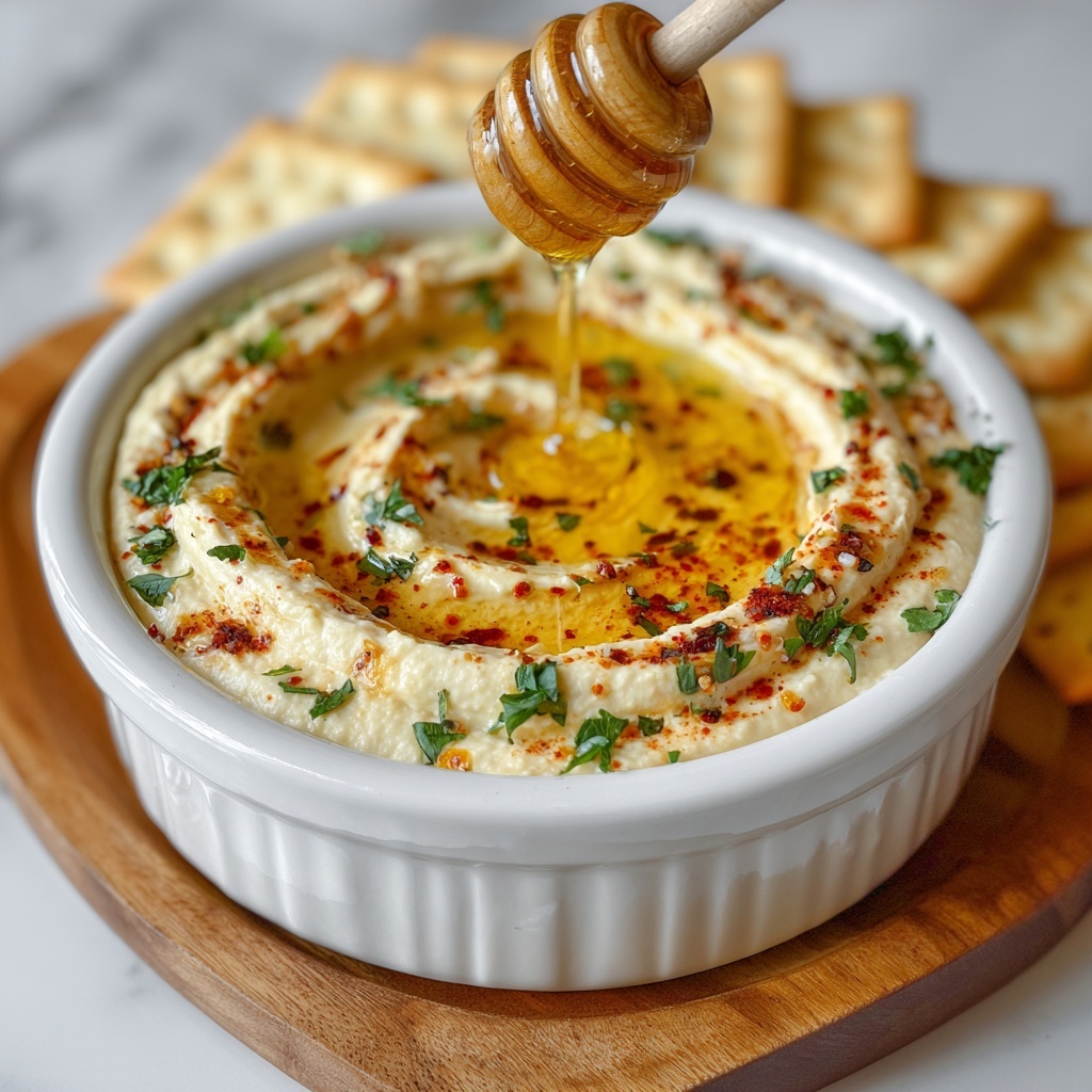 Hot Honey Cream Cheese Dip Recipe - Recipe Image