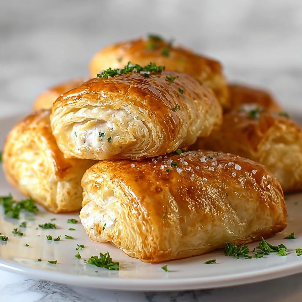 Chicken Alfredo Crescents Recipe - Recipe Image