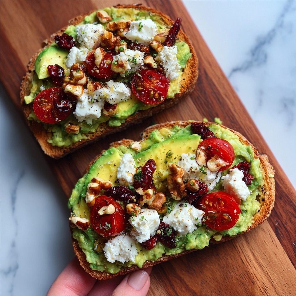 Avocado Feta Toast Delight Recipe - Recipe Image
