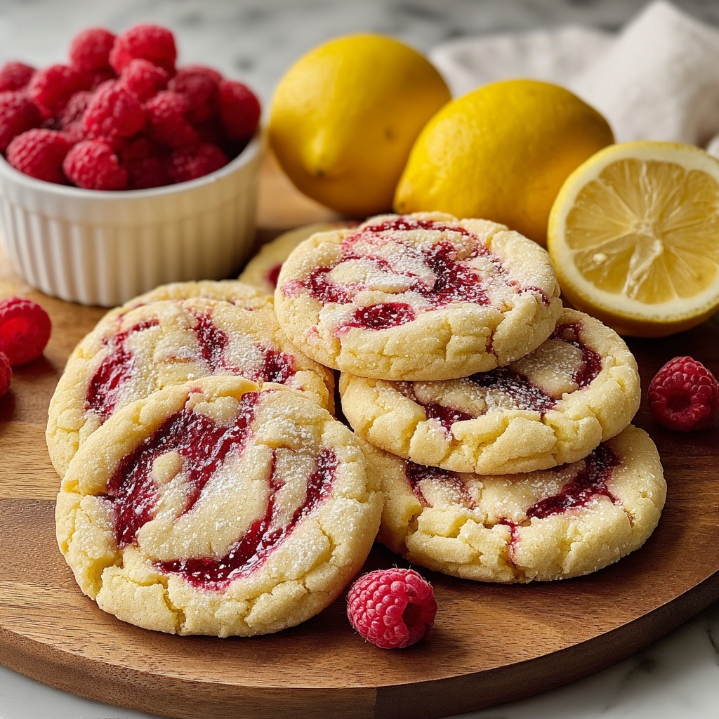 Lemon Raspberry Cookies Recipe - Recipe Image
