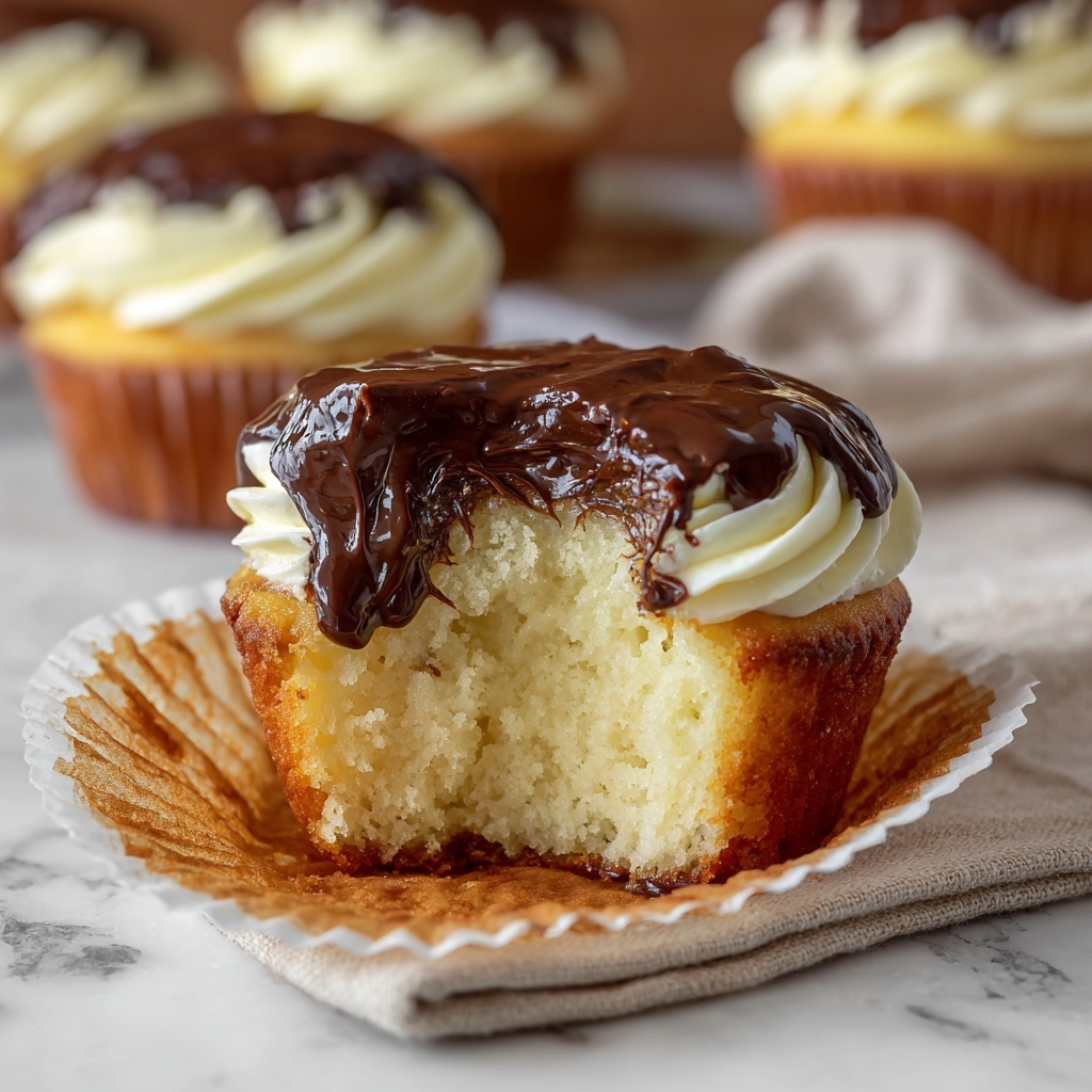 Daddy's Boston Cream Cupcakes Recipe - Recipe Image