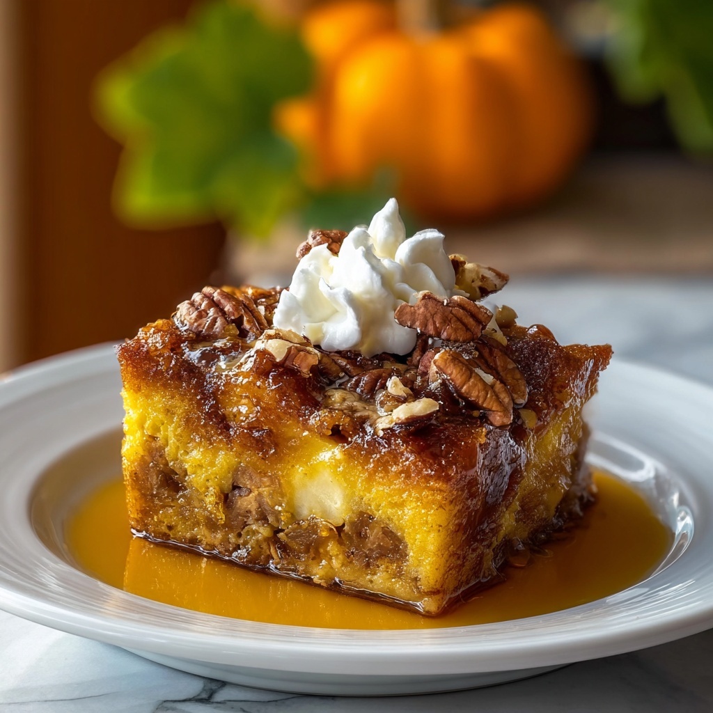 Best Ever Pumpkin Bread Pudding Recipe - Recipe Image