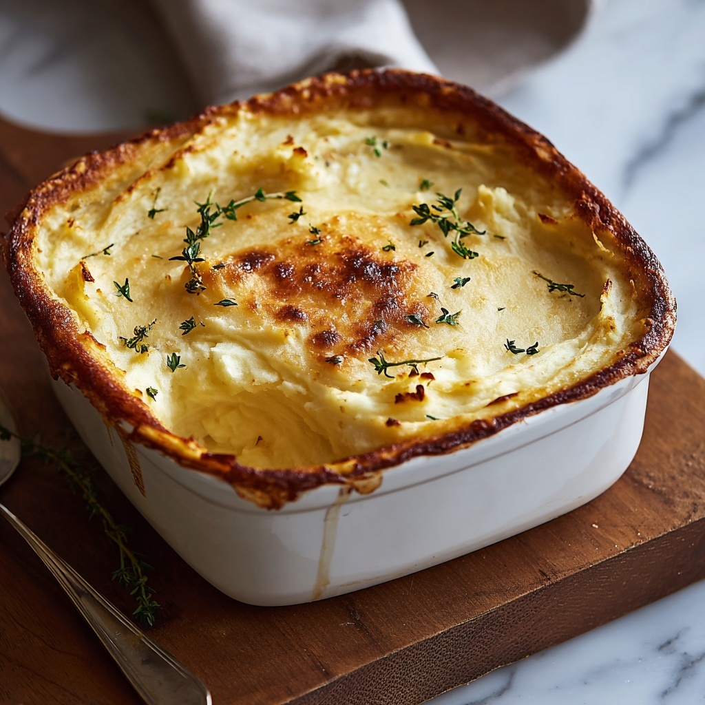 Creamiest Baked Mashed Potatoes Recipe - Recipe Image