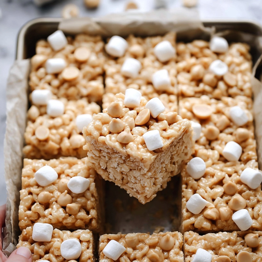 Fluffernutter Rice Krispie Treats Recipe - Recipe Image