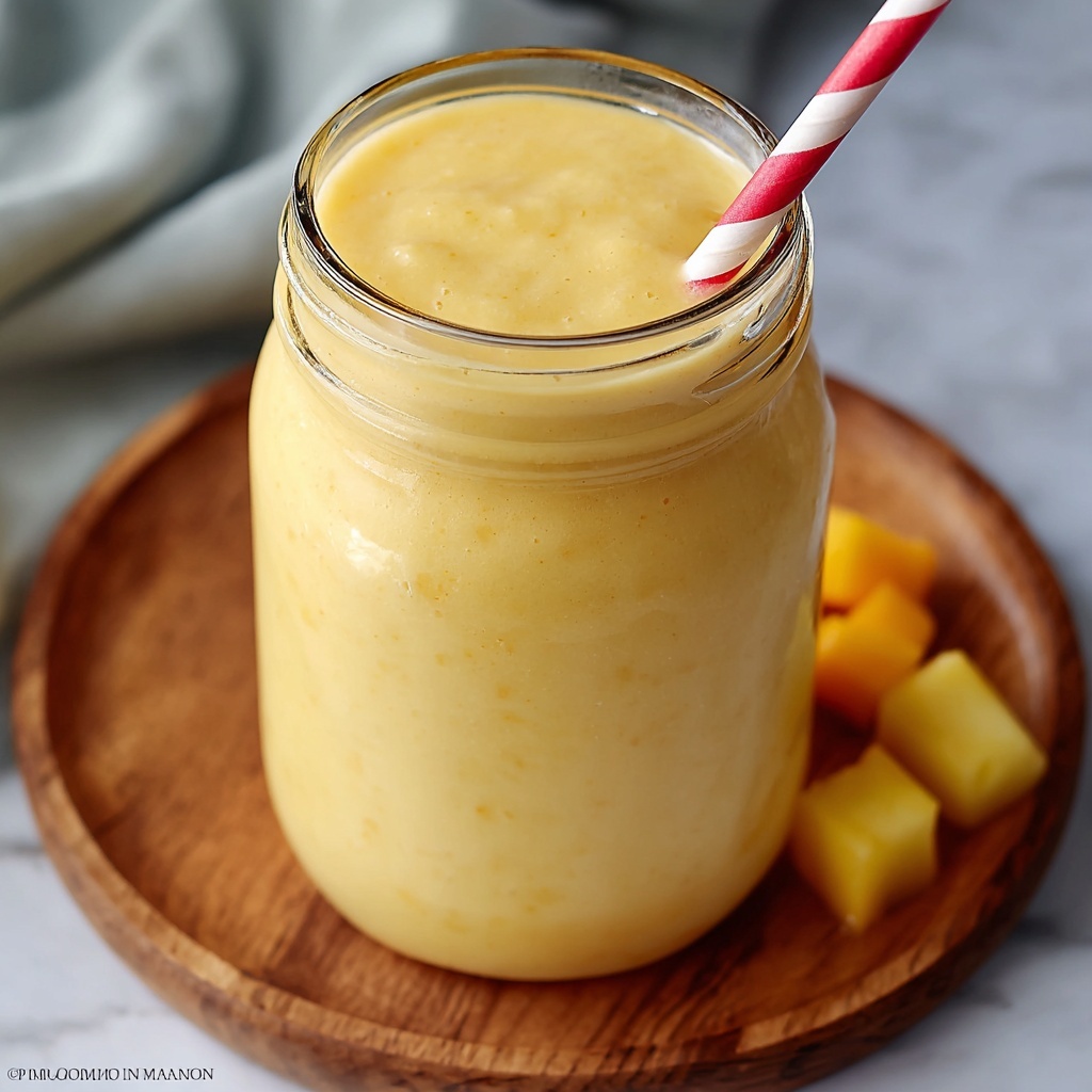 Mango Pineapple Smoothie Recipe - Recipe Image