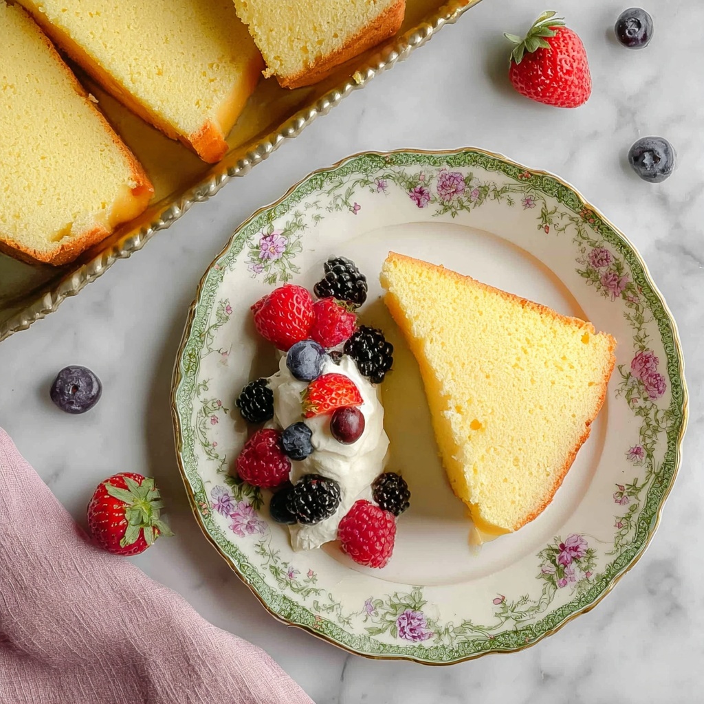 Classic Vanilla Pound Cake Recipe - Recipe Image