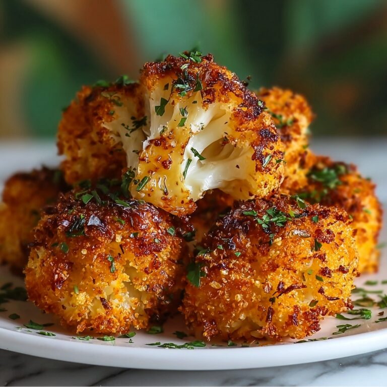 Roasted Garlic Cauliflower Tots Recipe