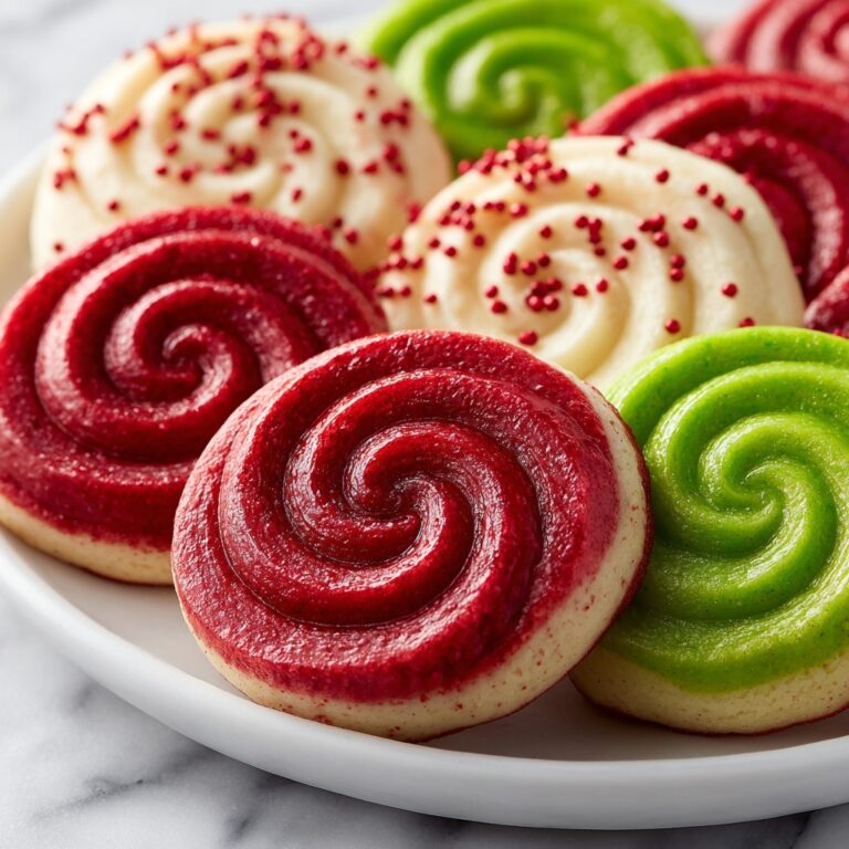 Christmas Swirl Butter Cookies Recipe