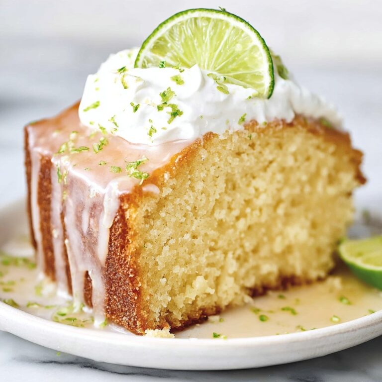 Key Lime Pound Cake Recipe