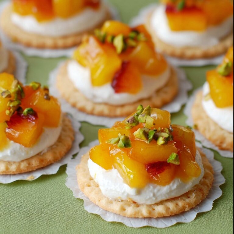 Easy Peach Tarts Recipe