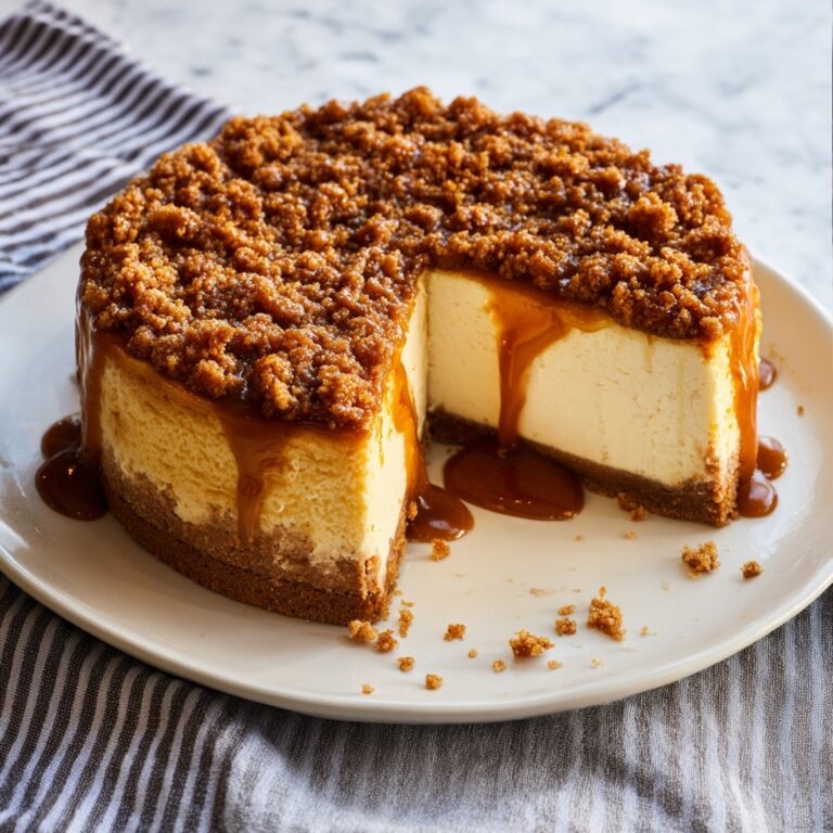 Apple Crisp Cheesecake Recipe