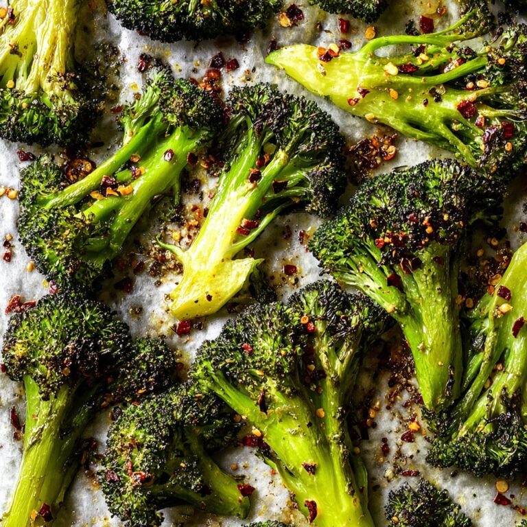 Smashed Chilli Garlic Broccoli Recipe