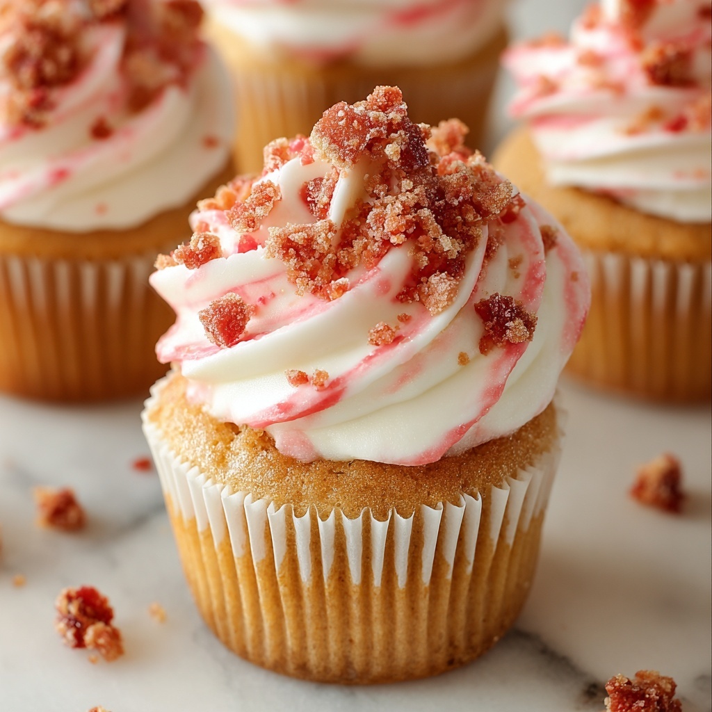 Strawberry Crunch Cupcakes Recipe - Recipe Image