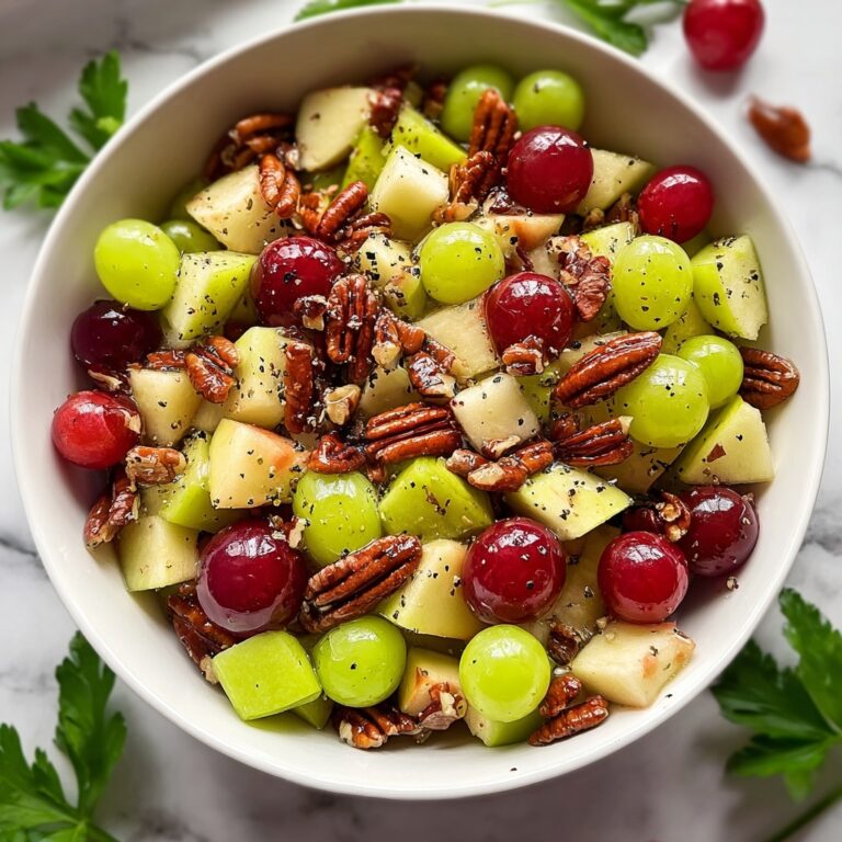 Honeycrisp Apple Salad with Pecans, Grapes, and Cranberries Recipe