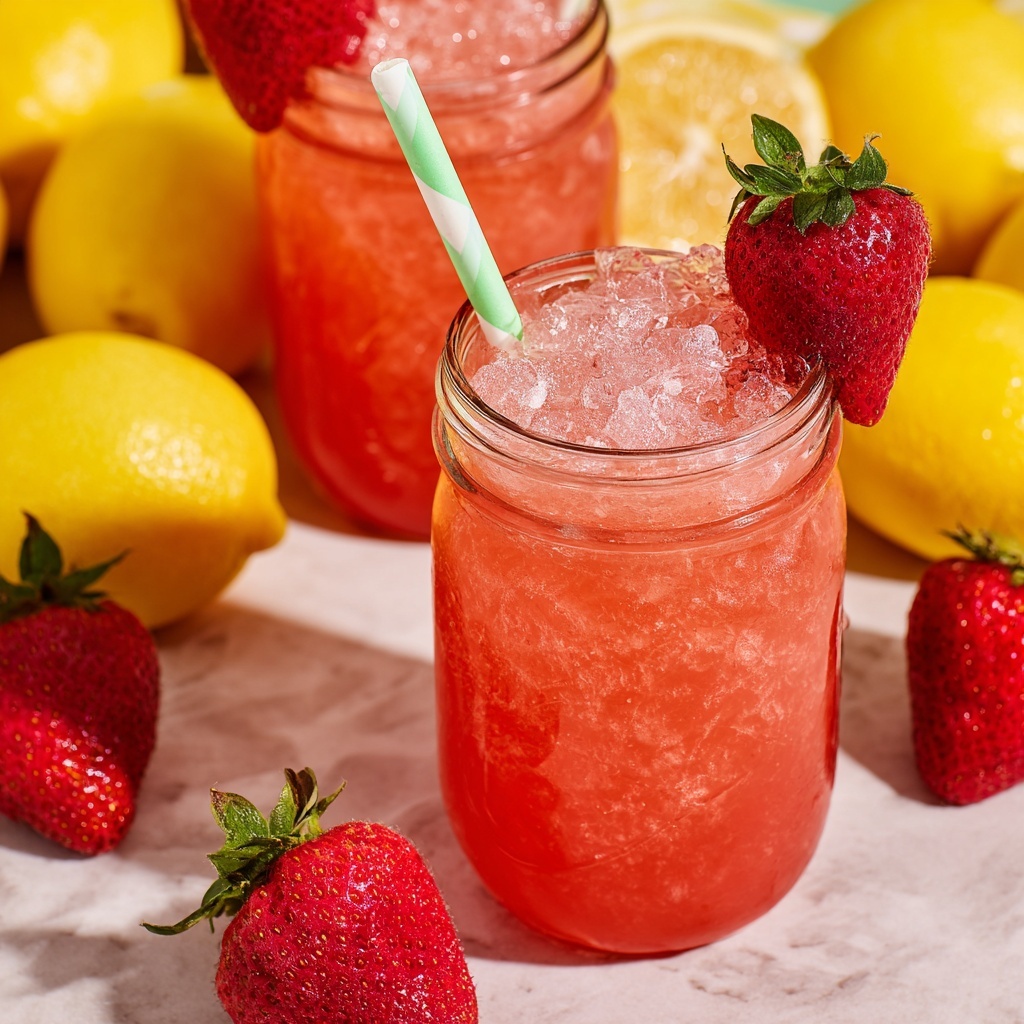 Fresh Strawberry Lemonade Recipe - Recipe Image