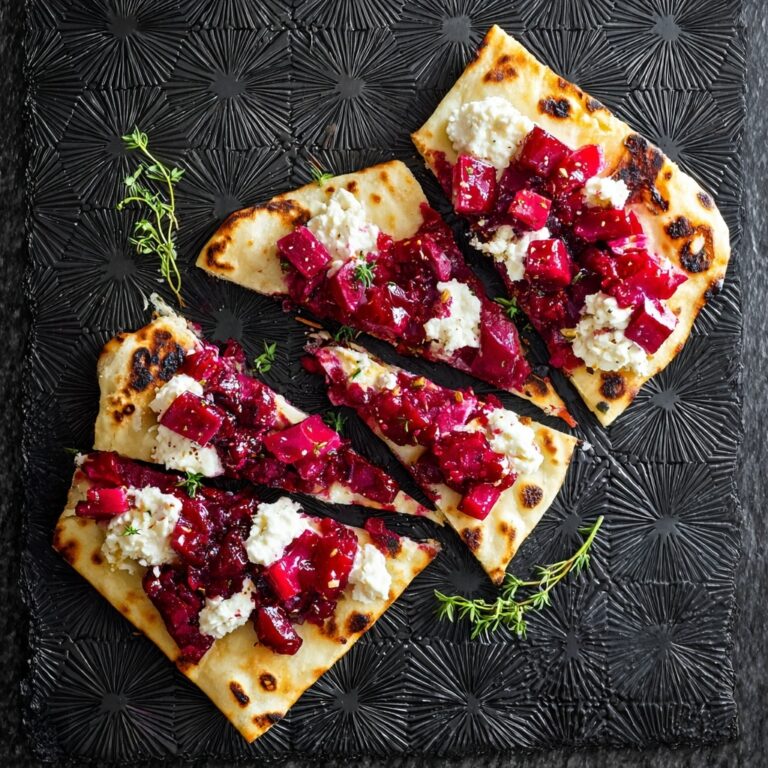 Cranberry Flatbread Pizza with Goat Cheese Recipe