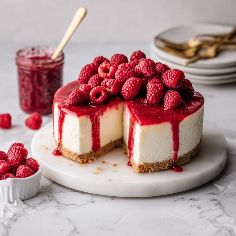 No-Bake Raspberry Cheesecake Recipe