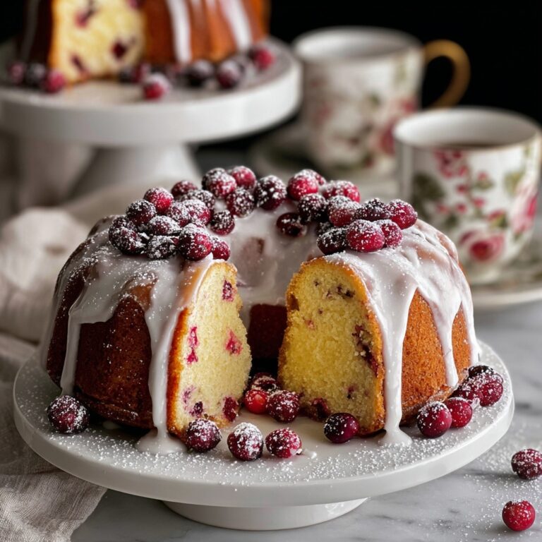 Cranberry Christmas Cake Recipe