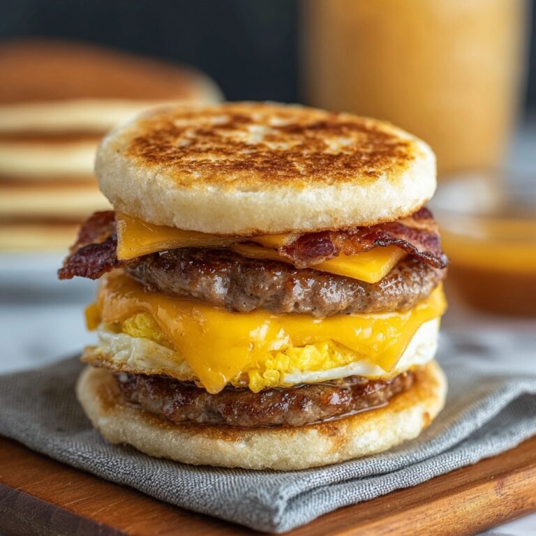 Homemade McGriddle Breakfast Sandwiches Recipe