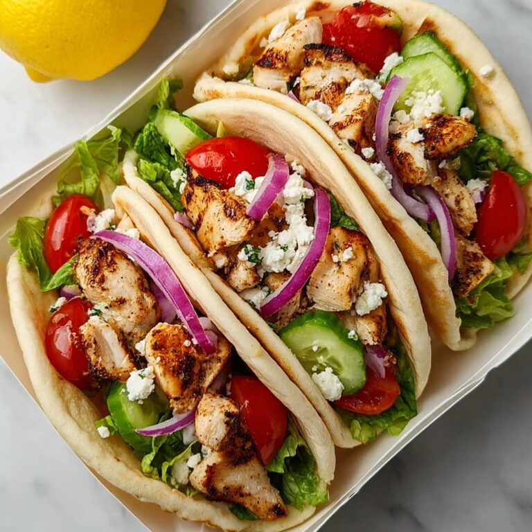 Grilled Chicken Pitas with Cucumber Yogurt Sauce Recipe