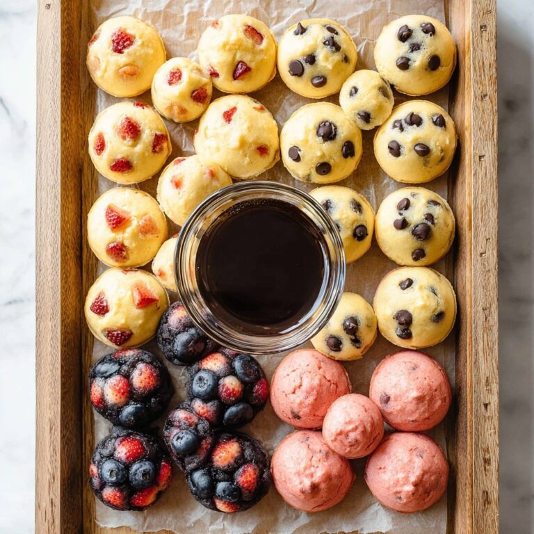 Pancakes Muffins with Toppings Recipe