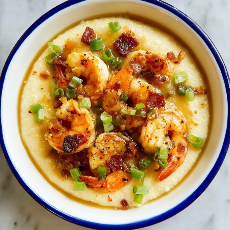 Creamy Shrimp and Grits with Bacon and Lemon Recipe