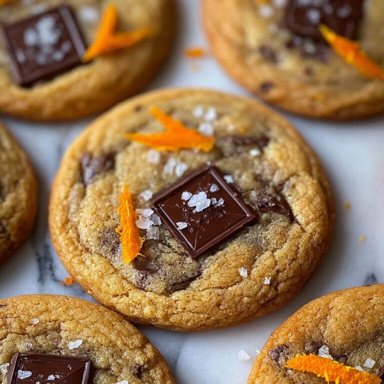 Orange Dark Chocolate Chunk Cookies Recipe