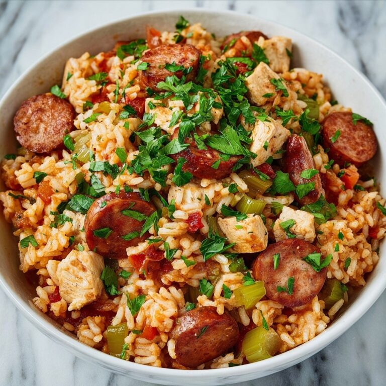 Creamy Cajun Chicken and Sausage Jambalaya Recipe