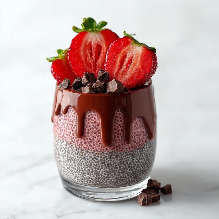 Chocolate-Covered Strawberry Chia Pudding Recipe