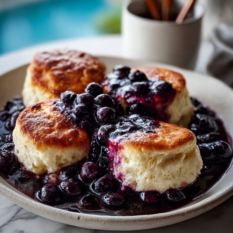 Delicious Blueberry Butter Swim Biscuits Recipe
