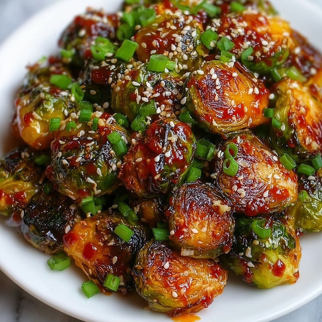 Honey Sriracha Brussels Sprouts Recipe - Recipe Image