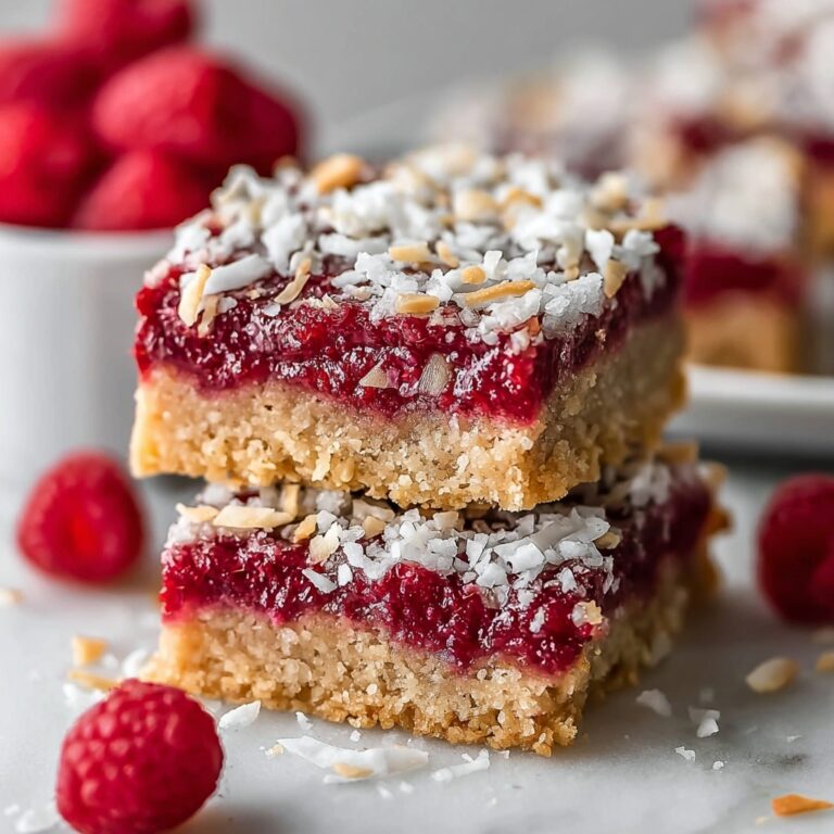 Sugar-Free Raspberry Coconut Bars for Guilt-Free Indulgence Recipe