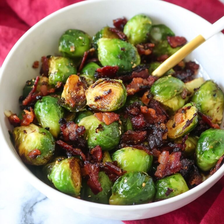 Caramelized Brussels Sprouts with Bacon Jam Recipe