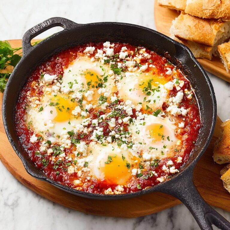 Creamy Shakshuka with Chickpeas and Feta Recipe