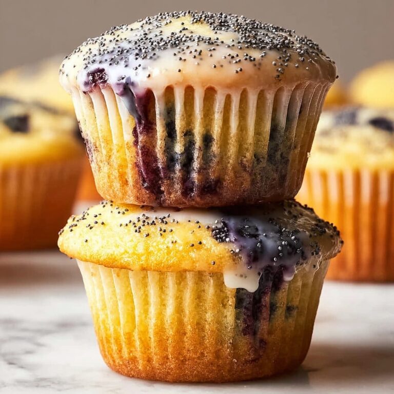 Sourdough Blueberry Lemon Poppy Seed Muffins Recipe