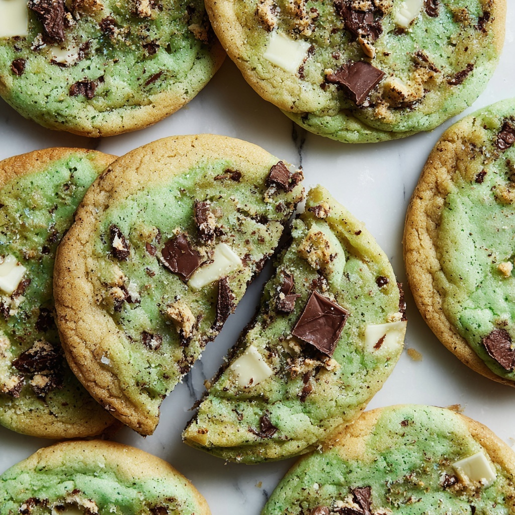 Mint Chocolate Chip Cookies Recipe - Recipe Image