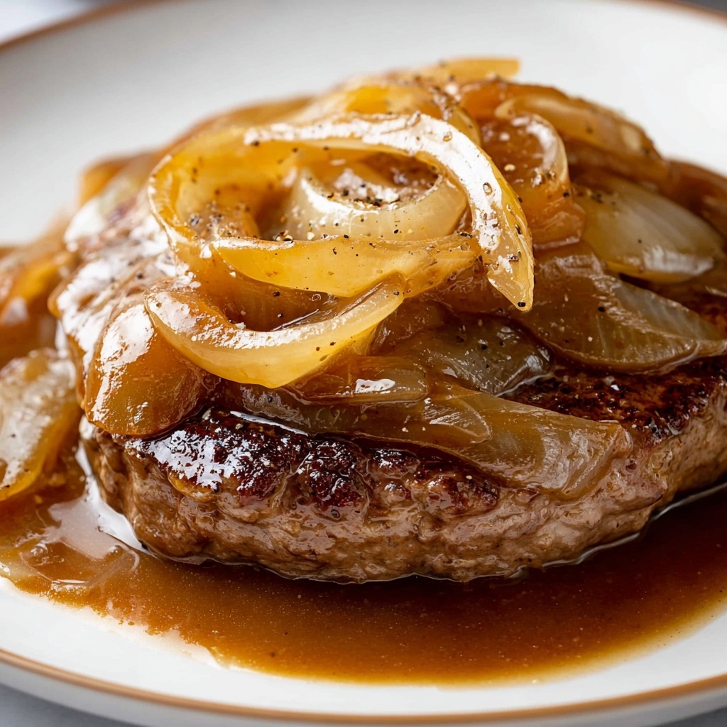 Cube Steak with Onion Gravy Recipe - Recipe Image