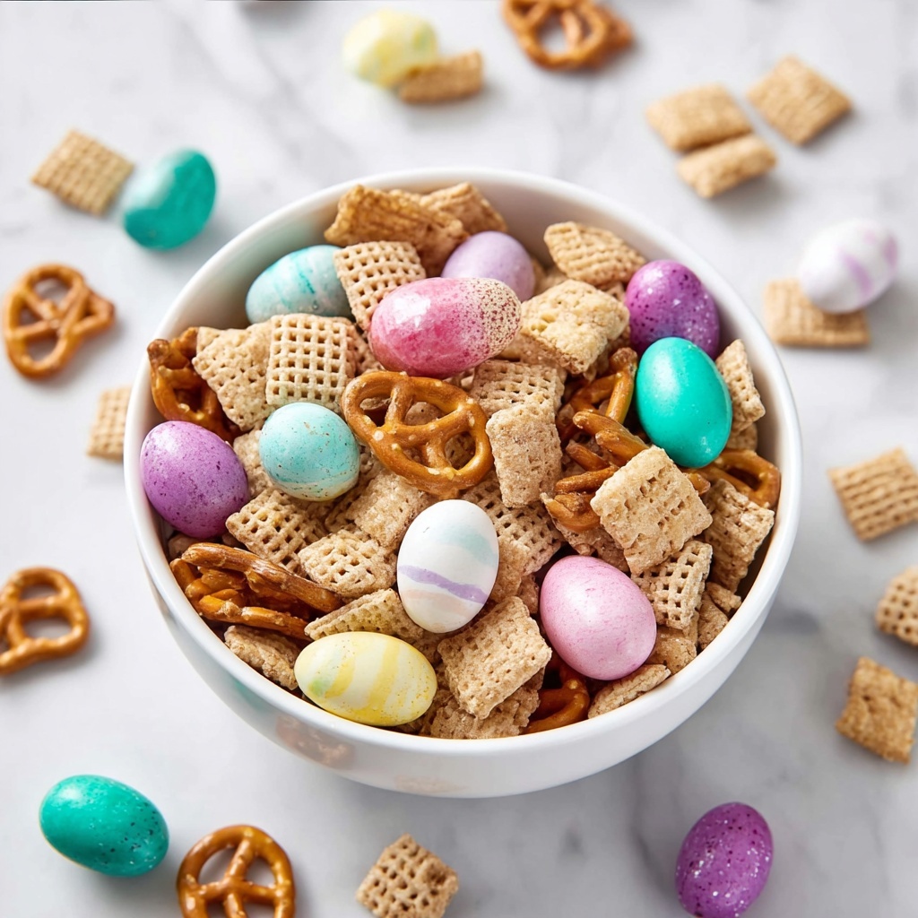 Easter White Chocolate Snack Mix Recipe - Recipe Image