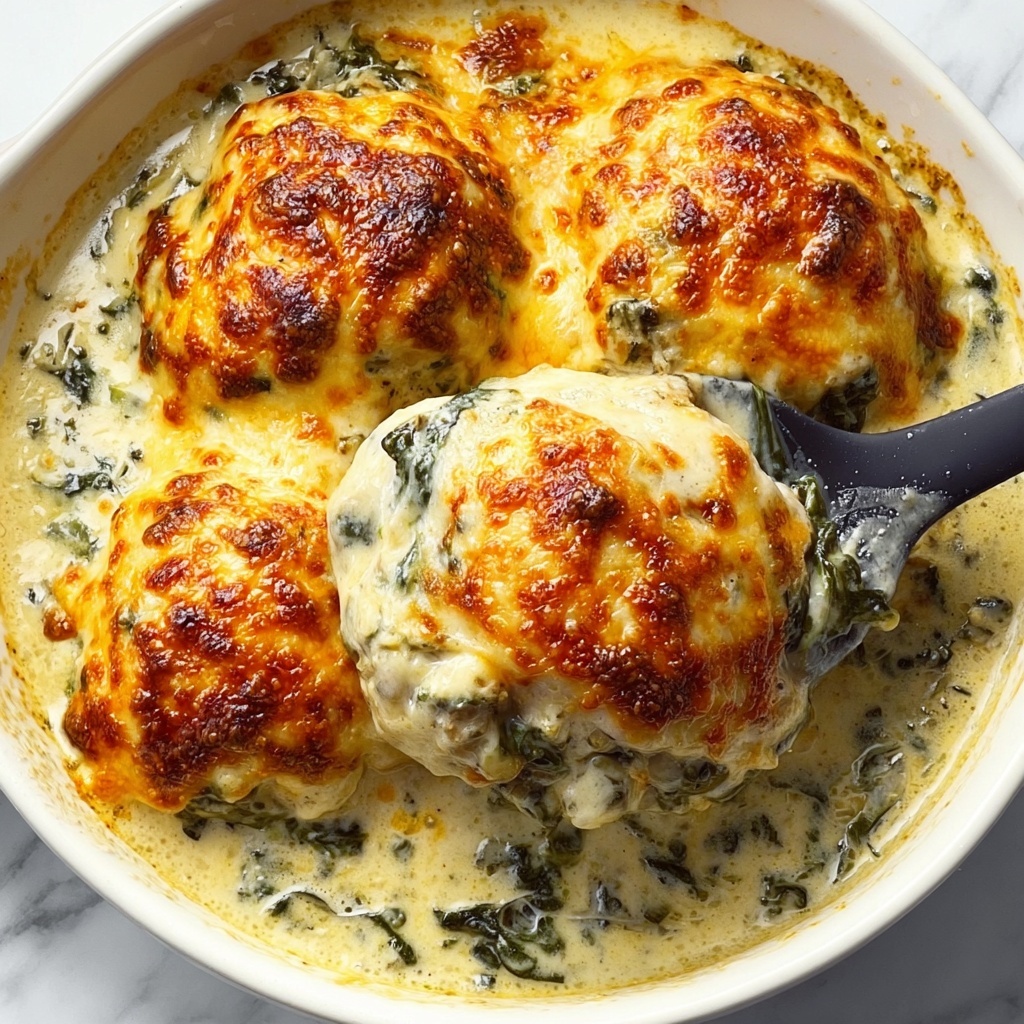 Lazy Spinach Artichoke Baked Chicken Recipe - Recipe Image