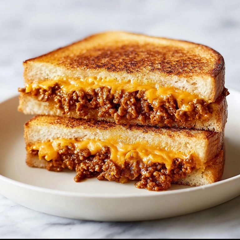 Sloppy Joe Grilled Cheese Recipe