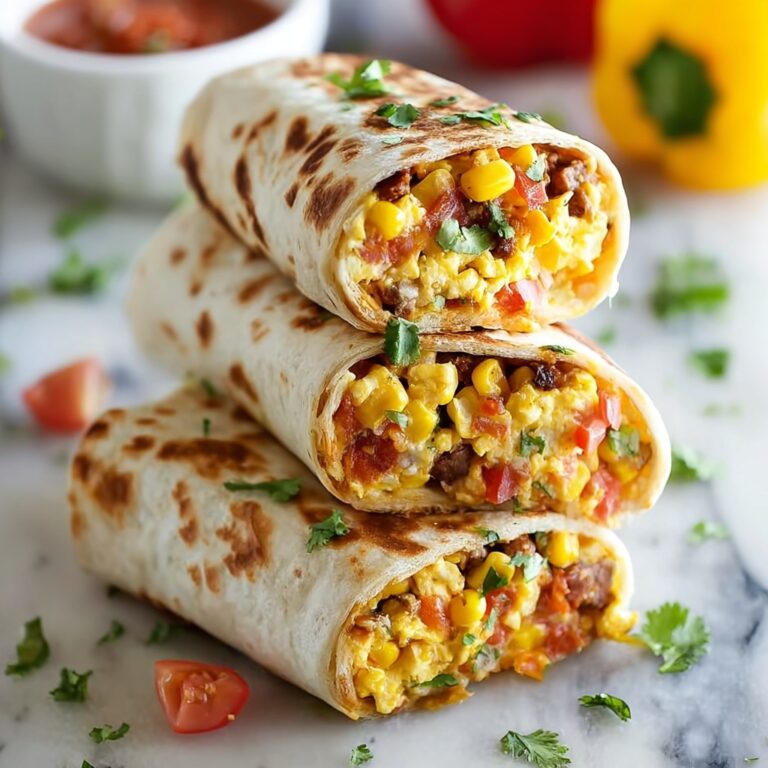 Delicious Freezer Breakfast Burritos for Busy Mornings Recipe