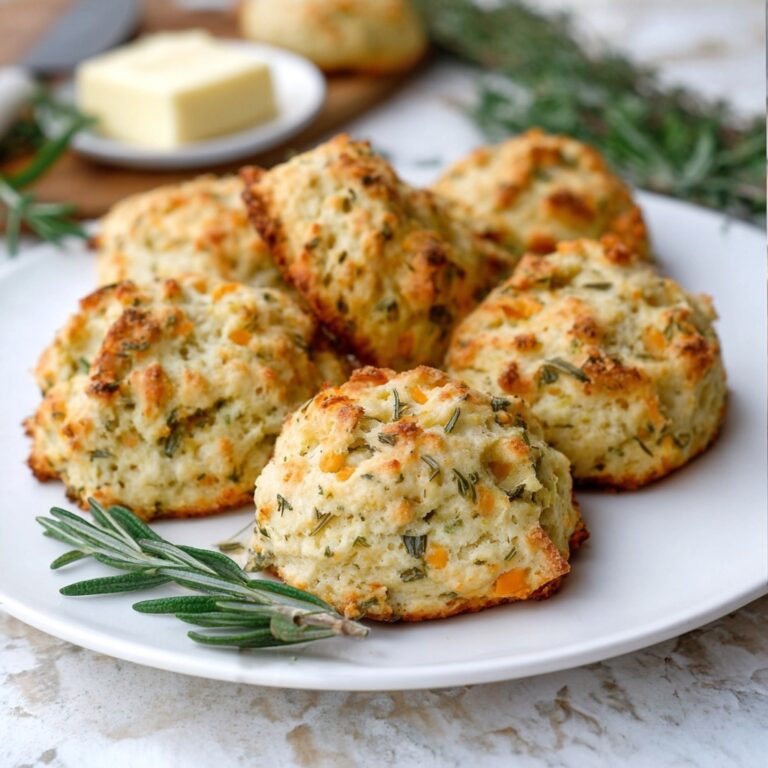 Stuffing Biscuits with Fresh Herbs and Vegetables Recipe