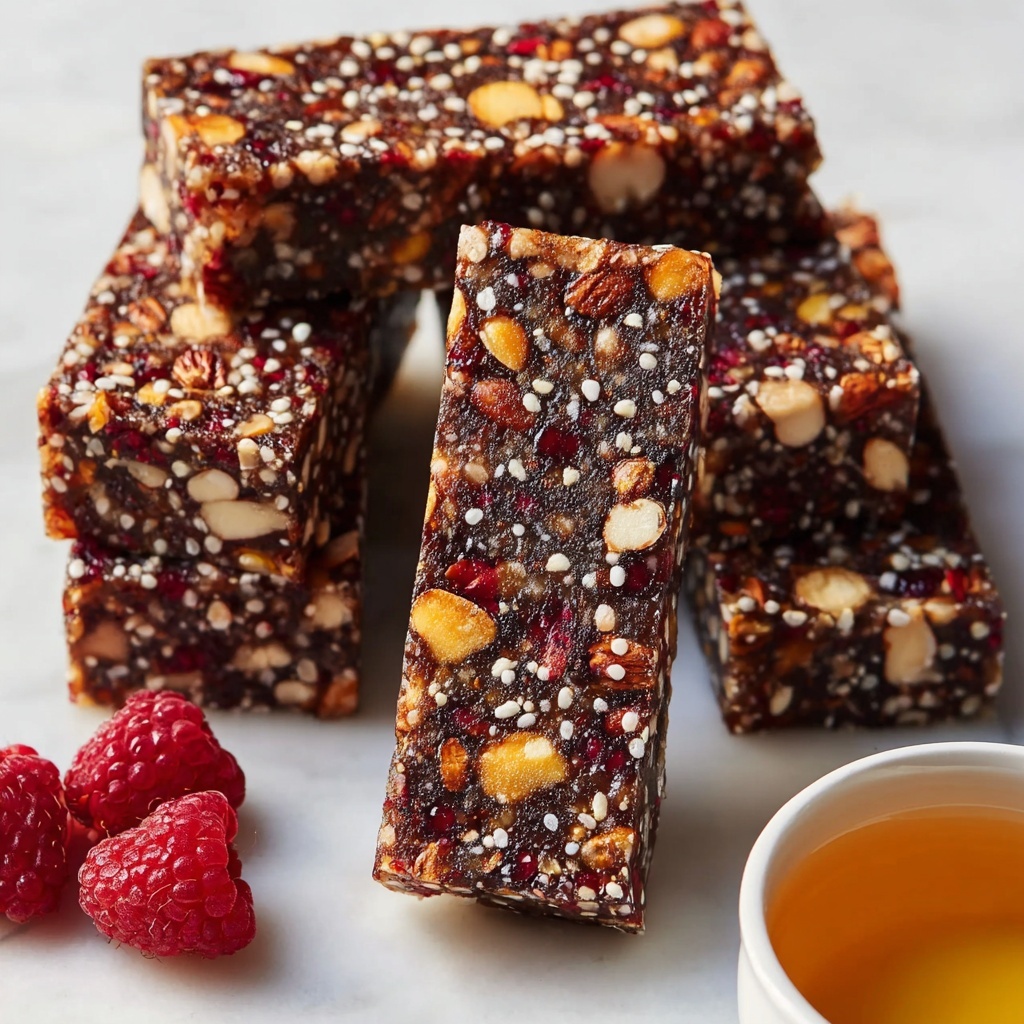 No-Bake Chia Seed Energy Bars Recipe - Recipe Image