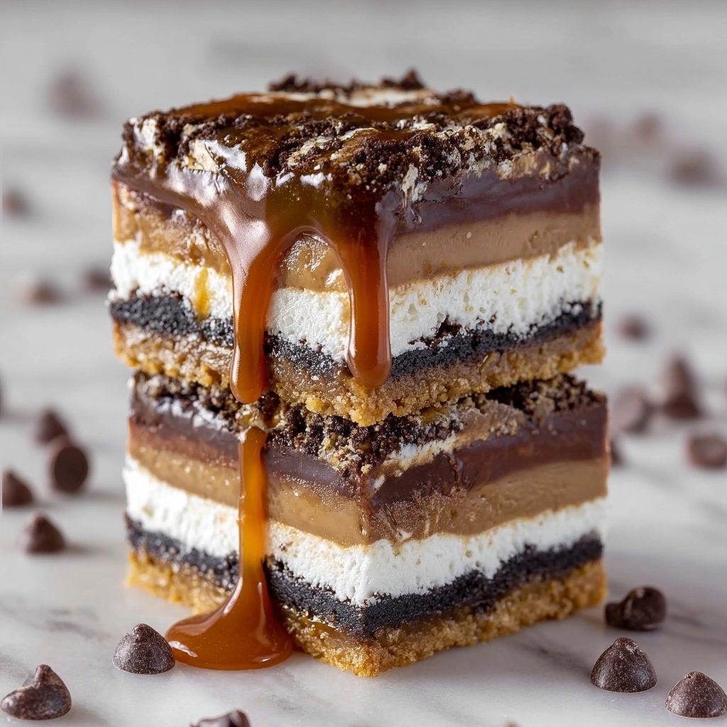 Chocolate Chip Cookie Oreo Cheesecake Bars Recipe - Recipe Image