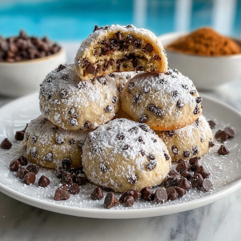 Chocolate Chip Snowball Cookies Recipe